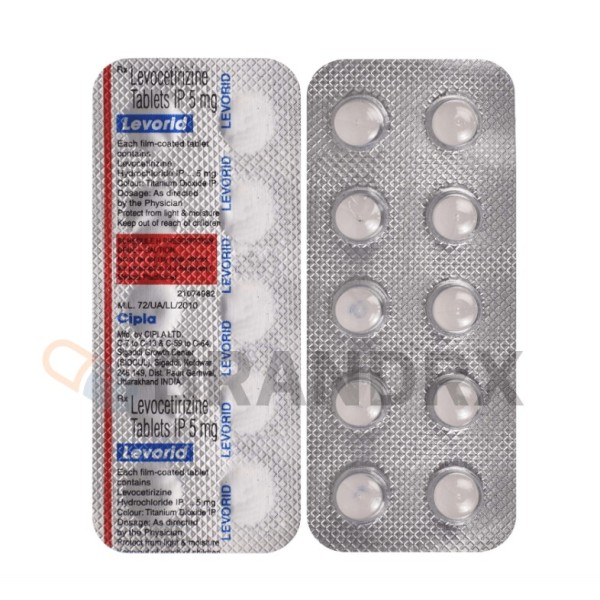 Levorid 5 mg Cipla